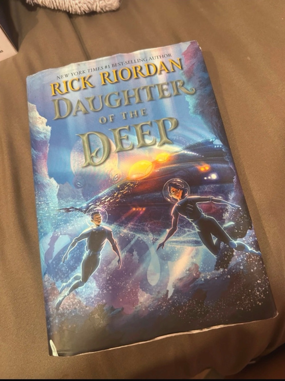 Swim Cover - Blue Illustrated 'Daughter of the Deep'